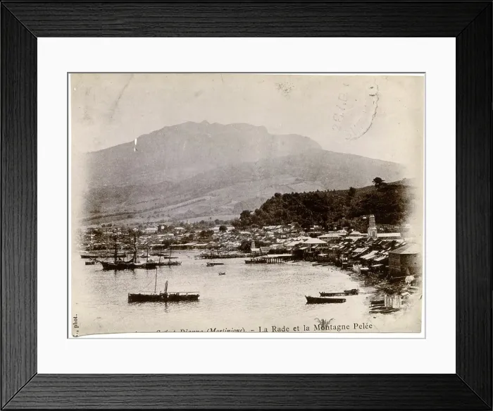 Framed Print : St Pierre before the eruption Framed Print : St Pierre before the eruption