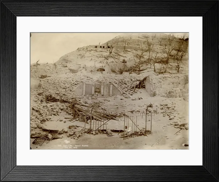 Framed Print : Theatre, St Pierre Framed Print : Theatre, St Pierre