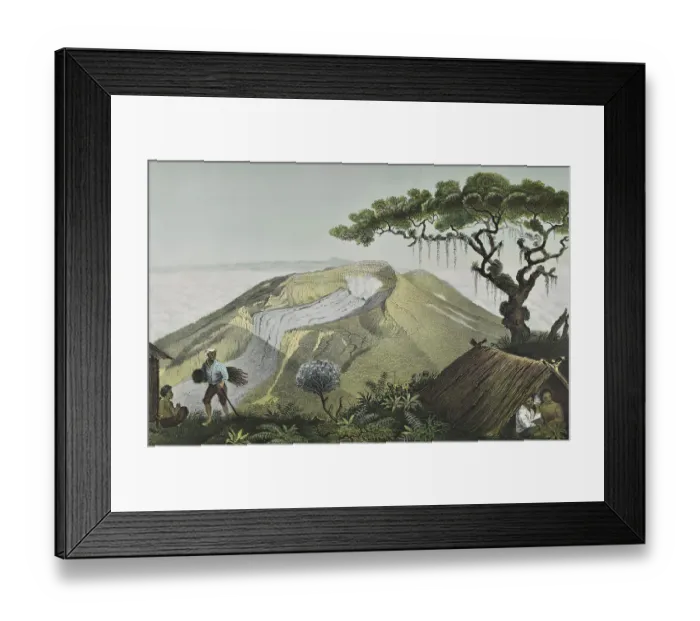 Framed Print : Mount Gede, Java Framed Print : Mount Gede, Java