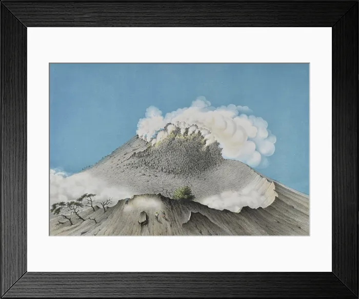Framed Print : Mount Merapi, Java Framed Print : Mount Merapi, Java
