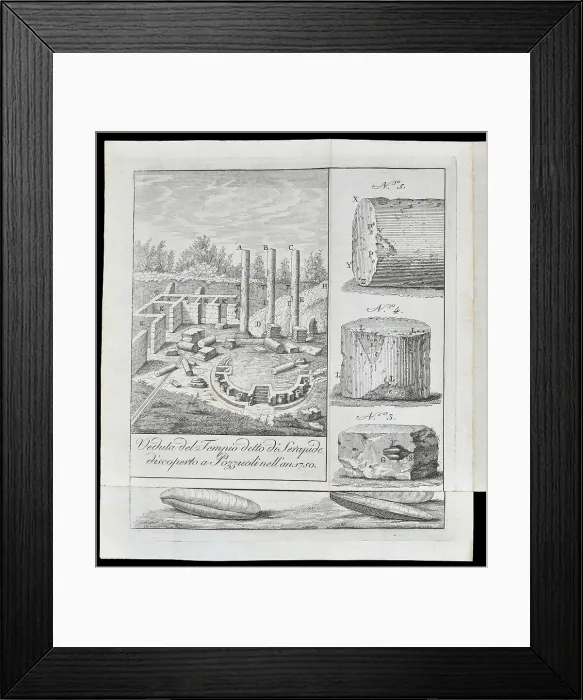 Framed Print : Temple of Serapis Framed Print : Temple of Serapis