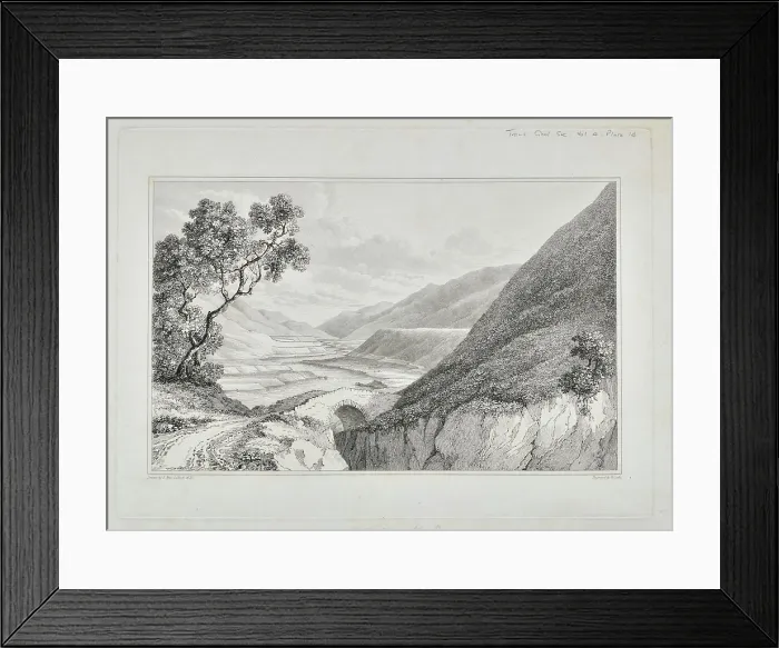 Framed Print : View of the Terraces at the top of Glen Roy Framed Print : View of the Terraces at the top of Glen Roy