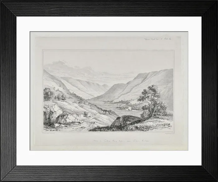 Framed Print : View in Glen Roy taken near Glen Fintec Framed Print : View in Glen Roy taken near Glen Fintec