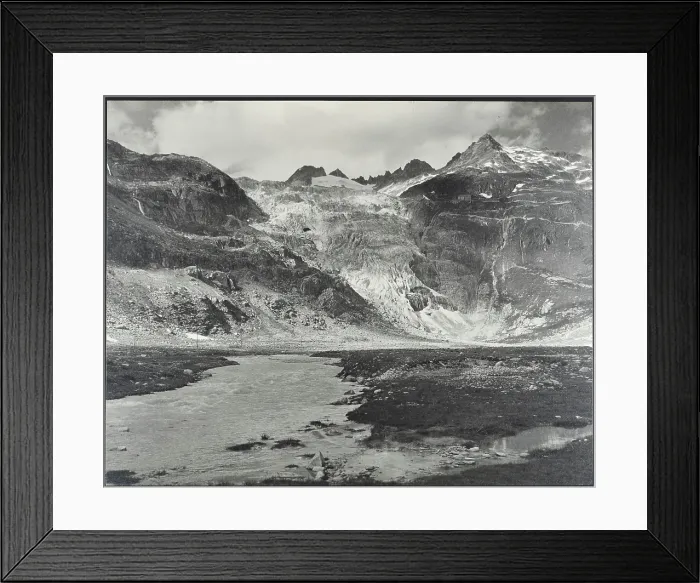 Framed Print : The Rhone Gletscher Framed Print : The Rhone Gletscher