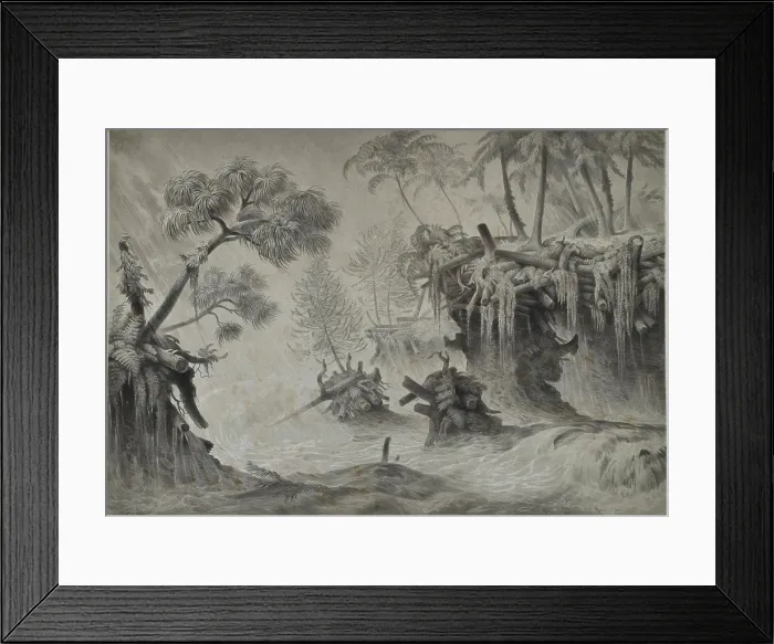 Framed Print : Steinkholenformation Framed Print : Steinkholenformation