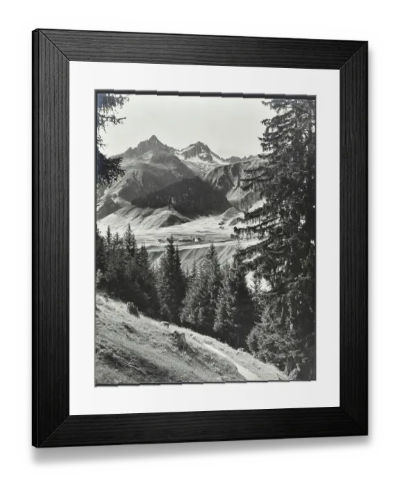 Framed Print : Culmatsch and Piz Ner from near St. Anton Surrhein Framed Print : Culmatsch and Piz Ner from near St. Anton Surrhein