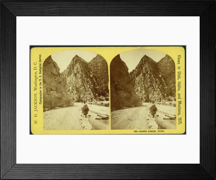 Framed Print : Views in Utah, Idaho, and Montana, 1871 Framed Print : Views in Utah, Idaho, and Montana, 1871