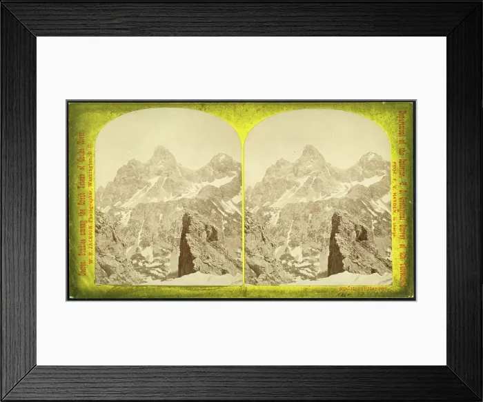 Framed Print : Studies among the Great Tetons of Snake River, (1872) Framed Print : Studies among the Great Tetons of Snake River, (1872)