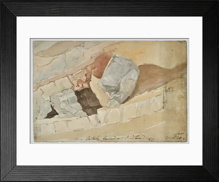 Framed Print : Cave lately found at Redland Framed Print : Cave lately found at Redland