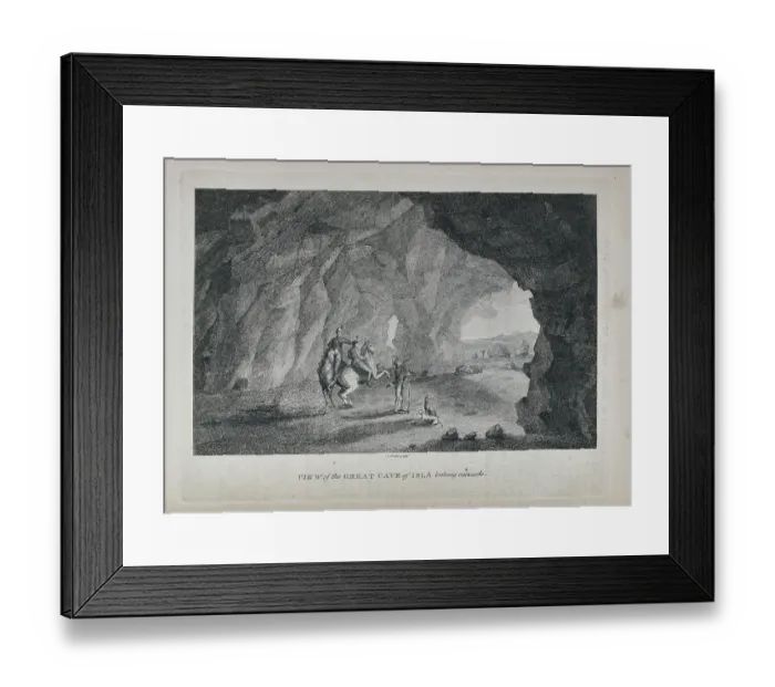 Framed Print : View of the Great Cave of Isla looking outwards Framed Print : View of the Great Cave of Isla looking outwards