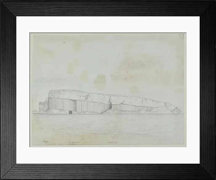 Framed Print : Staffa in profile Framed Print : Staffa in profile
