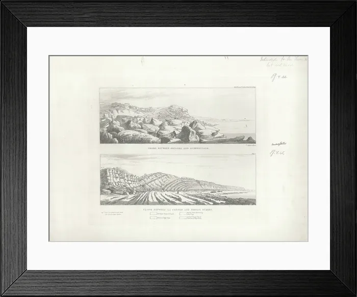 Framed Print : Views of the French coast Framed Print : Views of the French coast