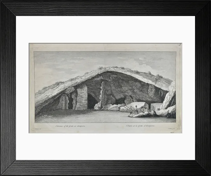 Framed Print : Entrance to the Grotto of Antiparos Framed Print : Entrance to the Grotto of Antiparos