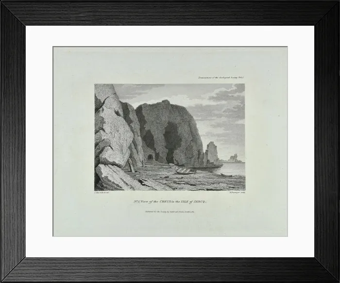 Framed Print : View of the Creux in the Isle of Sercq Framed Print : View of the Creux in the Isle of Sercq