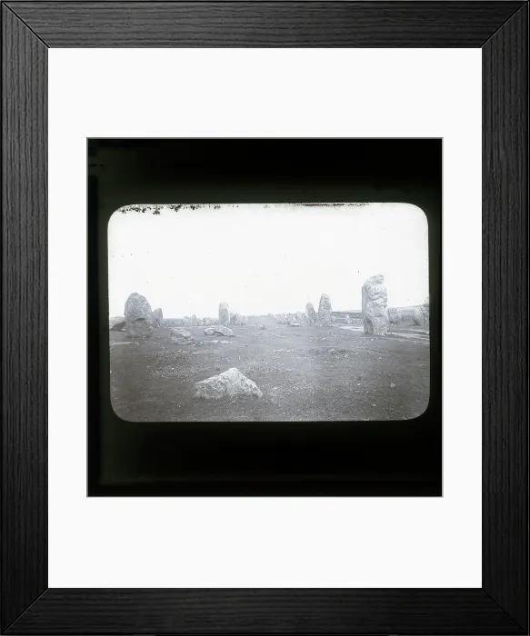 Framed Print : Carnac, stones, 1899, Morbihan Framed Print : Carnac, stones, 1899, Morbihan