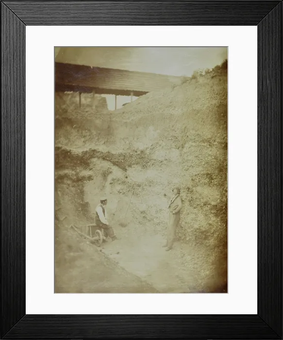 Framed Print : Freville Pit at Saint-Acheul, Amiens, France Framed Print : Freville Pit at Saint-Acheul, Amiens, France