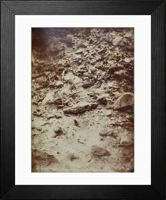 Framed Print : Flint tool found at the Freville Pit at Saint-Acheul, Amiens Framed Print : Flint tool found at the Freville Pit at Saint-Acheul, Amiens