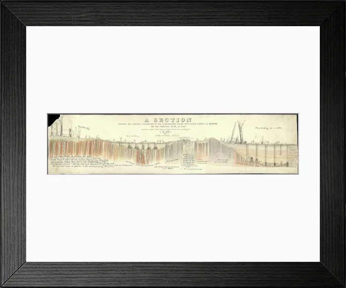 Framed Print : General characters of the gold-bearing rocks Framed Print : General characters of the gold-bearing rocks