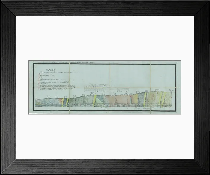 Framed Print : Section of a (gold) mine, north of Orenburg, Russia Framed Print : Section of a (gold) mine, north of Orenburg, Russia