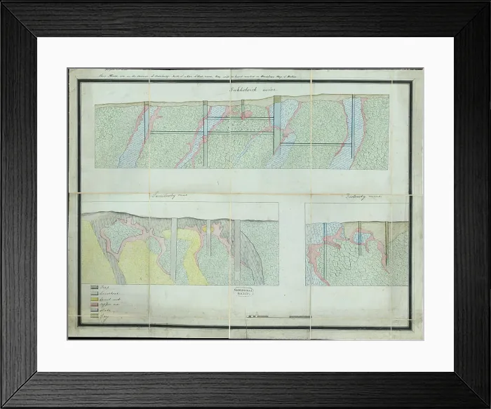 Framed Print : Sukhoboisk, Samilovsky and Froloosky copper mines Framed Print : Sukhoboisk, Samilovsky and Froloosky copper mines