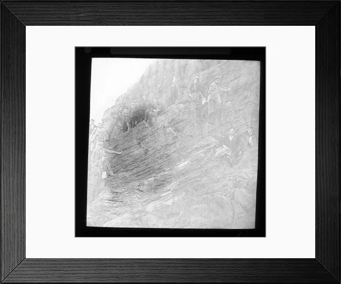 Framed Print : Visitors to Brehec, Brittany Framed Print : Visitors to Brehec, Brittany