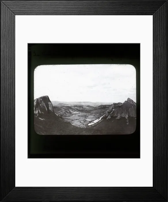 Framed Print : Glacial valley, France Framed Print : Glacial valley, France