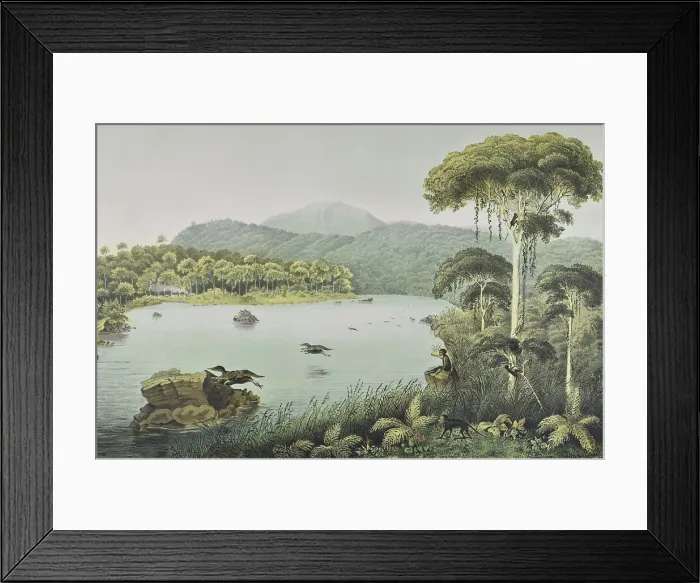 Framed Print : Lake Patengan, Java Framed Print : Lake Patengan, Java
