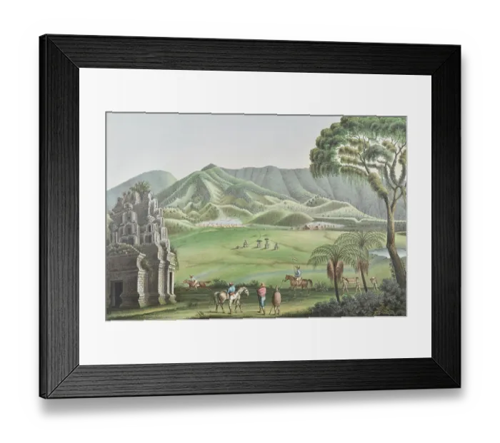 Framed Print : Dieng Plateau, Java Framed Print : Dieng Plateau, Java