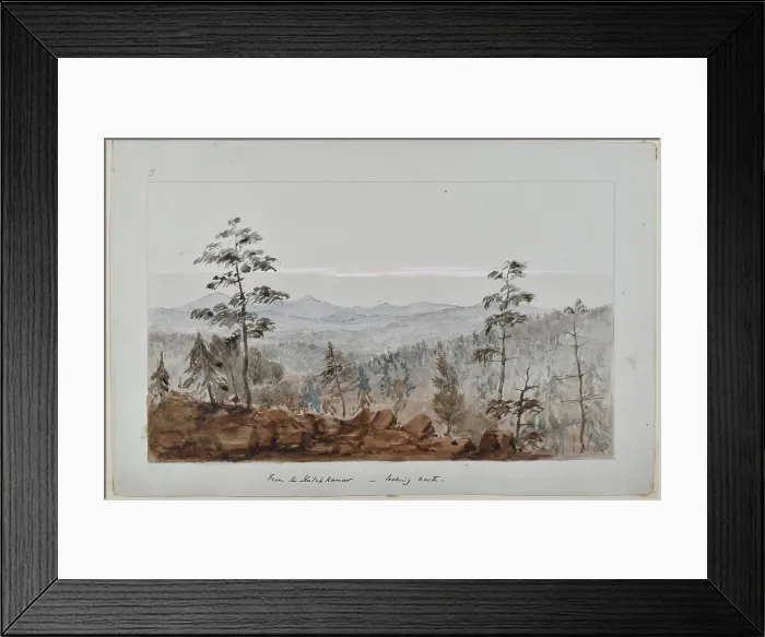 Framed Print : From the Katchnakar and looking north Framed Print : From the Katchnakar and looking north