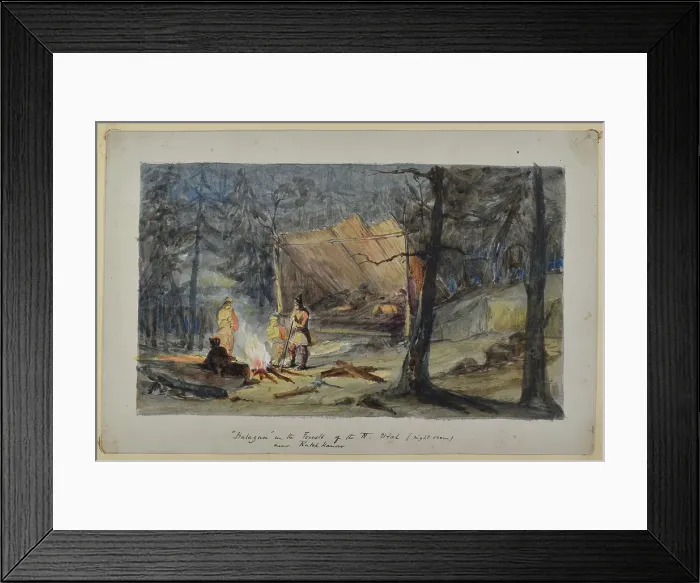Framed Print : Balagan in the Forests of the N Ural Framed Print : Balagan in the Forests of the N Ural