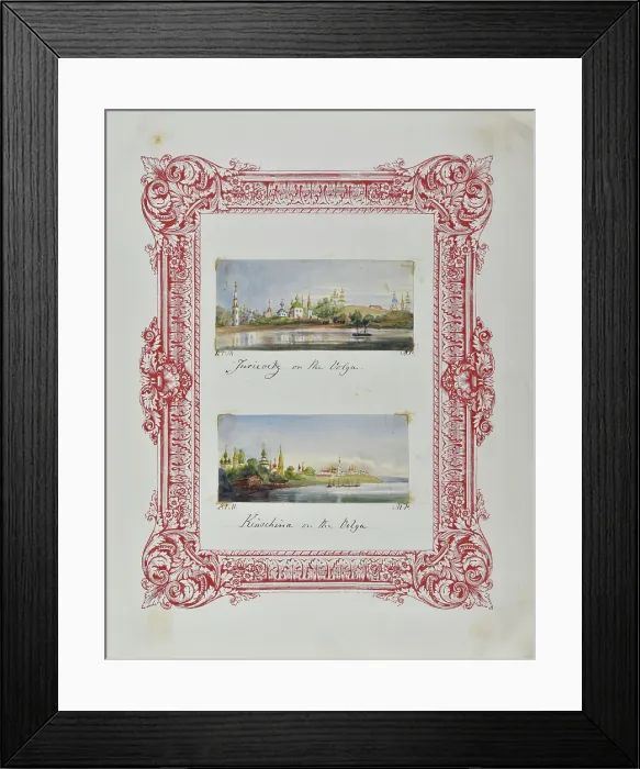 Framed Print : Jurievetz and Kinschina on the Volga Framed Print : Jurievetz and Kinschina on the Volga