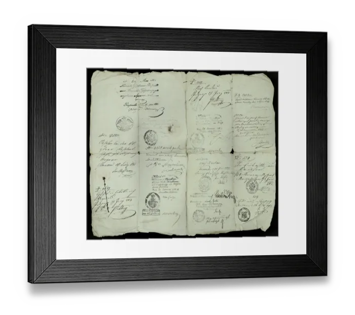 Framed Print : Roderick Murchison's Russian passport Framed Print : Roderick Murchison's Russian passport