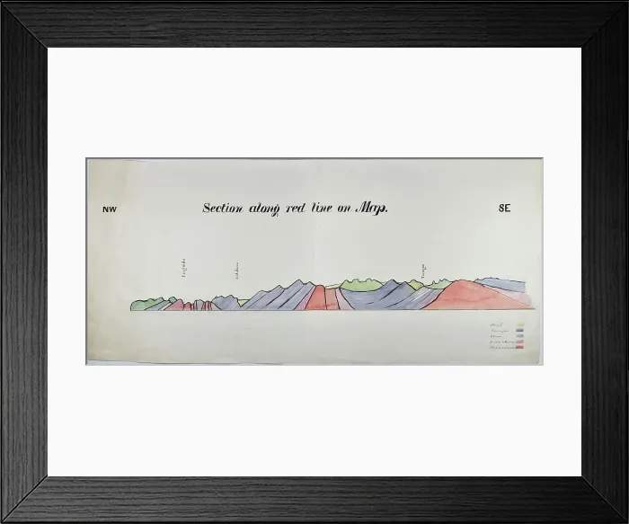 Framed Print : Section of the country east of Lake Baikal, Siberia Framed Print : Section of the country east of Lake Baikal, Siberia