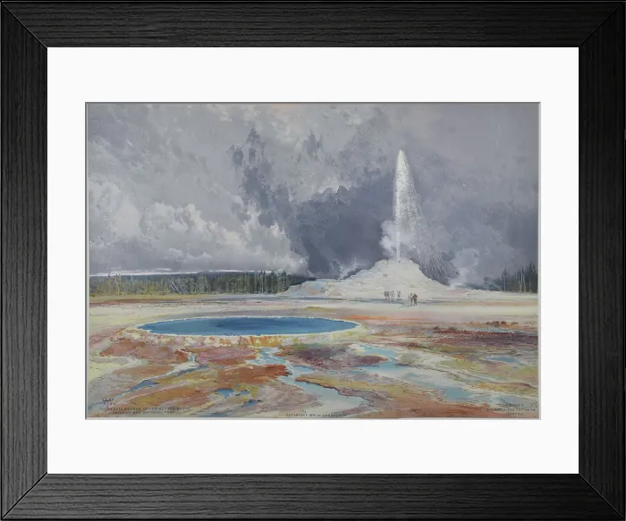 Framed Print : Castle Geyser, Upper Geyser Basin, Yellowstone Framed Print : Castle Geyser, Upper Geyser Basin, Yellowstone