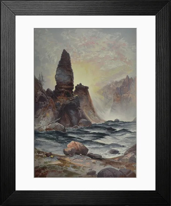 Framed Print : Towers of Tower Falls, Yellowstone Framed Print : Towers of Tower Falls, Yellowstone