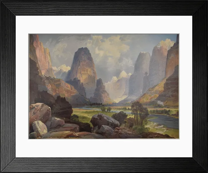Framed Print : Valley of Babbling Waters, Southern Utah Framed Print : Valley of Babbling Waters, Southern Utah