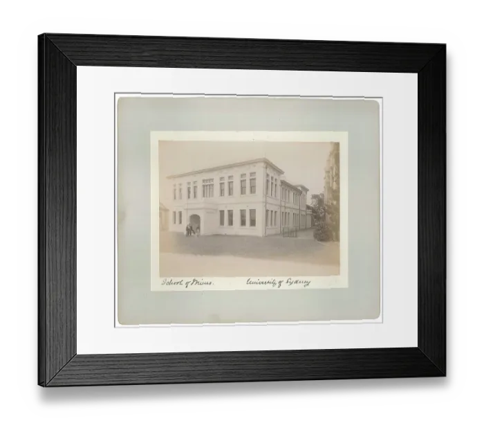 Framed Print : Exterior of the New School of Mines, University of Sydney Framed Print : Exterior of the New School of Mines, University of Sydney