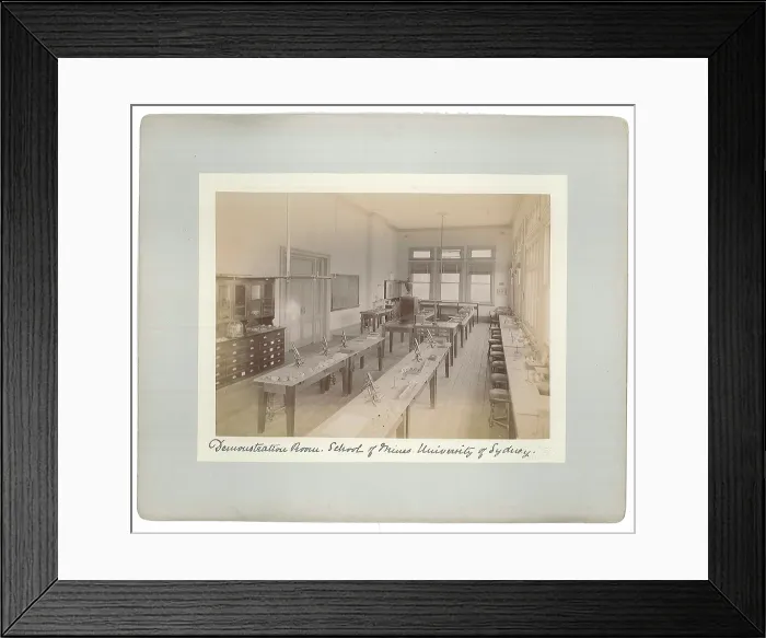 Framed Print : Demonstration Room, New School of Mines, Sydney University Framed Print : Demonstration Room, New School of Mines, Sydney University