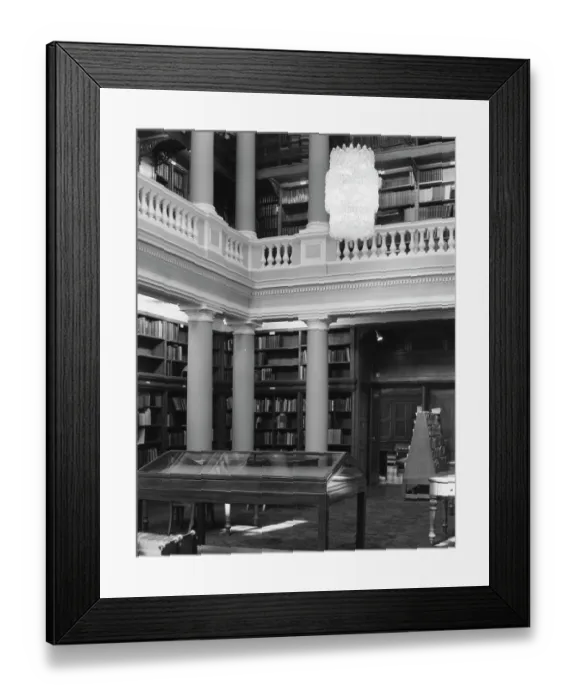 Framed Print : Upper Library, Geological Society, 1972 Framed Print : Upper Library, Geological Society, 1972