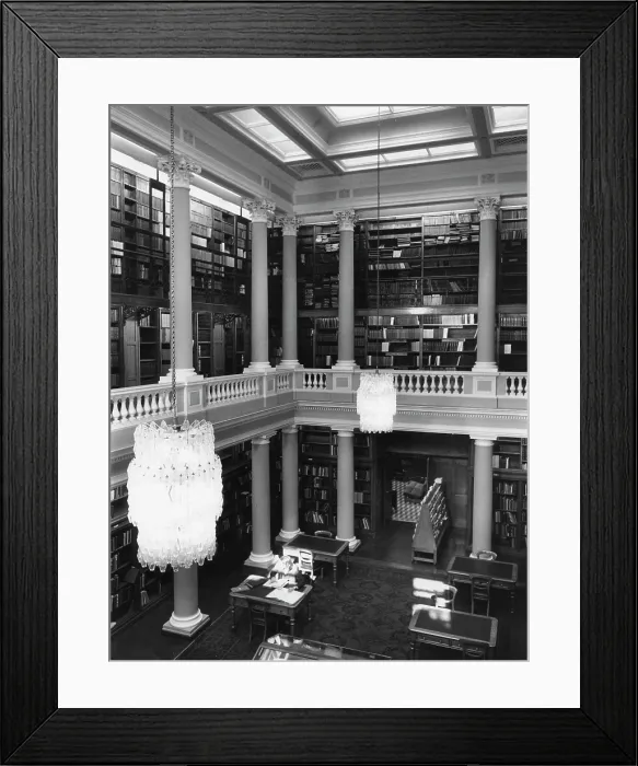 Framed Print : Upper Library, Geological Society, 1972 Framed Print : Upper Library, Geological Society, 1972