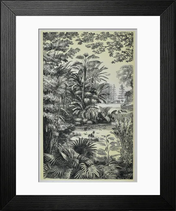 Framed Print : Lausanne during the Miocene Period Framed Print : Lausanne during the Miocene Period