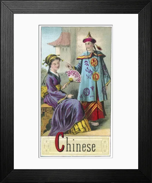 Framed Print : Chinese couple Framed Print : Chinese couple