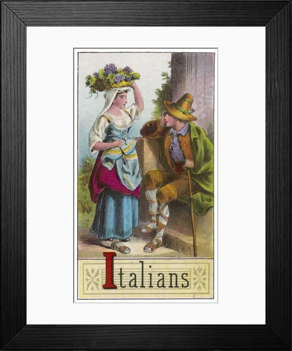 Framed Print : Italian couple Framed Print : Italian couple
