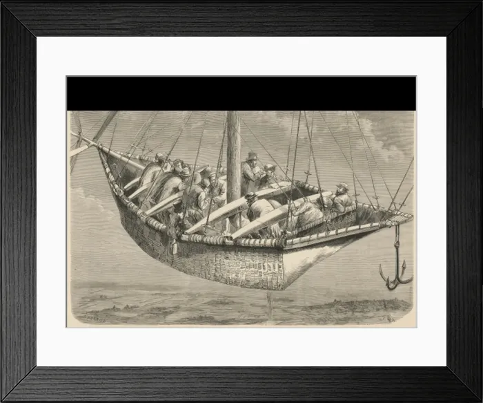 Framed Print : Dupuy de Lome airship Framed Print : Dupuy de Lome airship
