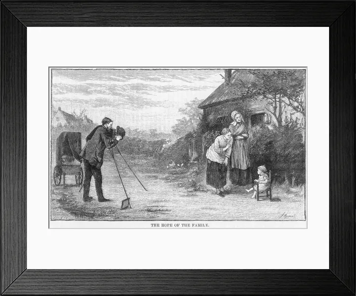 Framed Print : Itinerant photographer in country Framed Print : Itinerant photographer in country