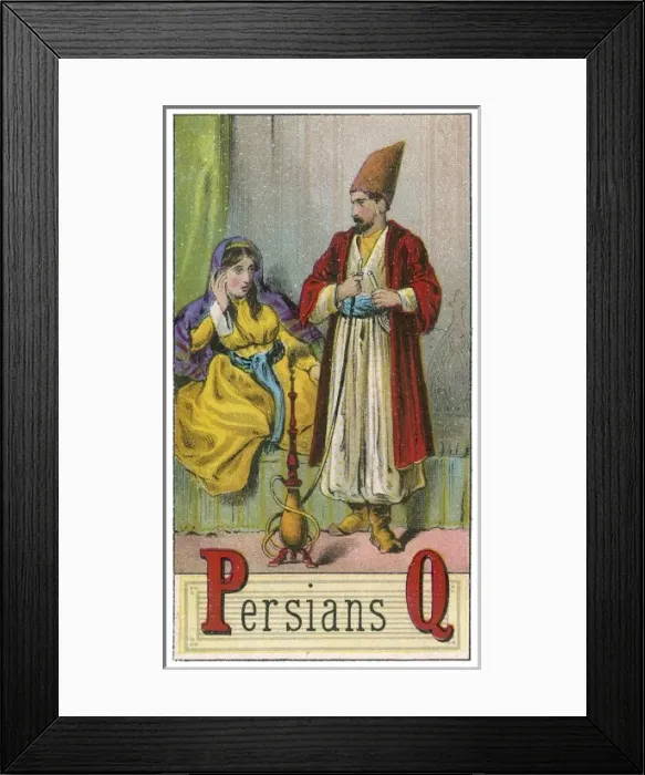 Framed Print : Persian couple Framed Print : Persian couple