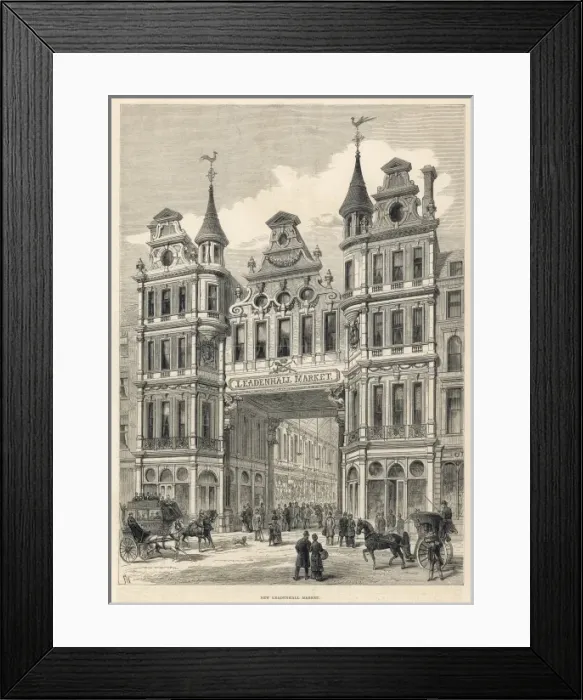 Framed Print : Leadenhall Market, London Framed Print : Leadenhall Market, London