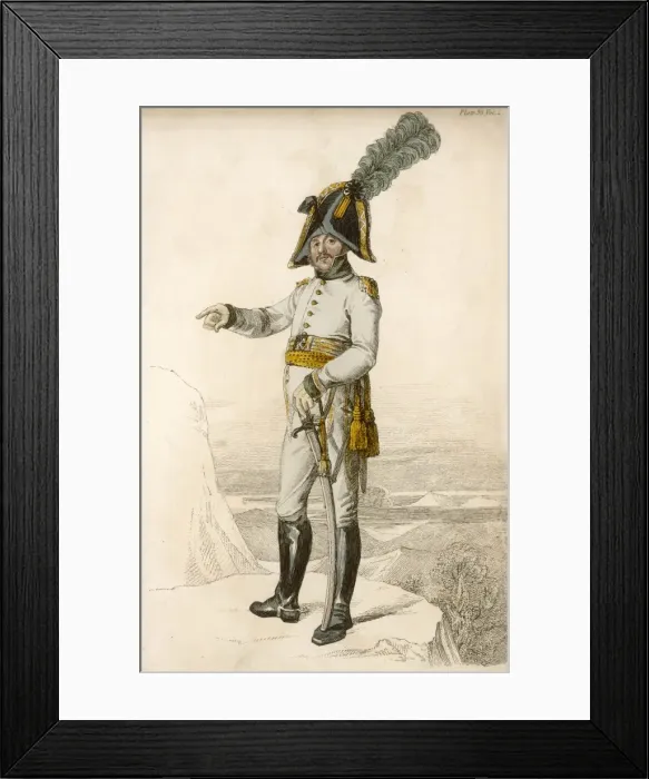 Framed Print : German major in uniform Framed Print : German major in uniform