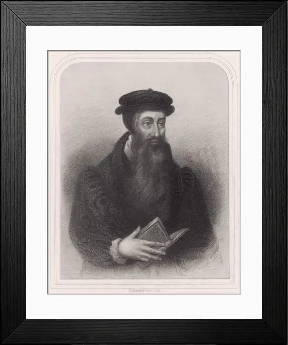Framed Print : John Knox (1505-1572). SCOTTISH PROTESTANT DIVINE Framed Print : John Knox (1505-1572). SCOTTISH PROTESTANT DIVINE