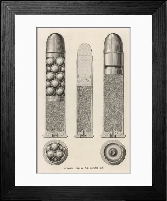 Framed Print : Gatling gun Framed Print : Gatling gun